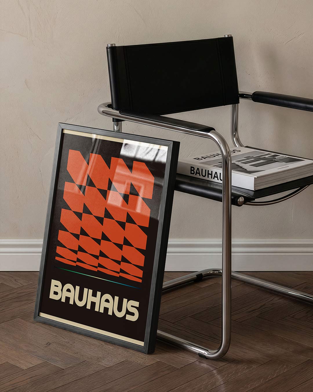 Vormritme en kleurvlakken Poster