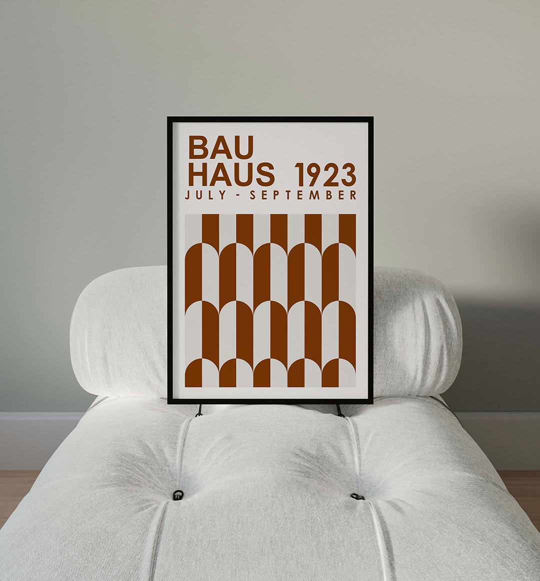 Vormritme en kleur Poster