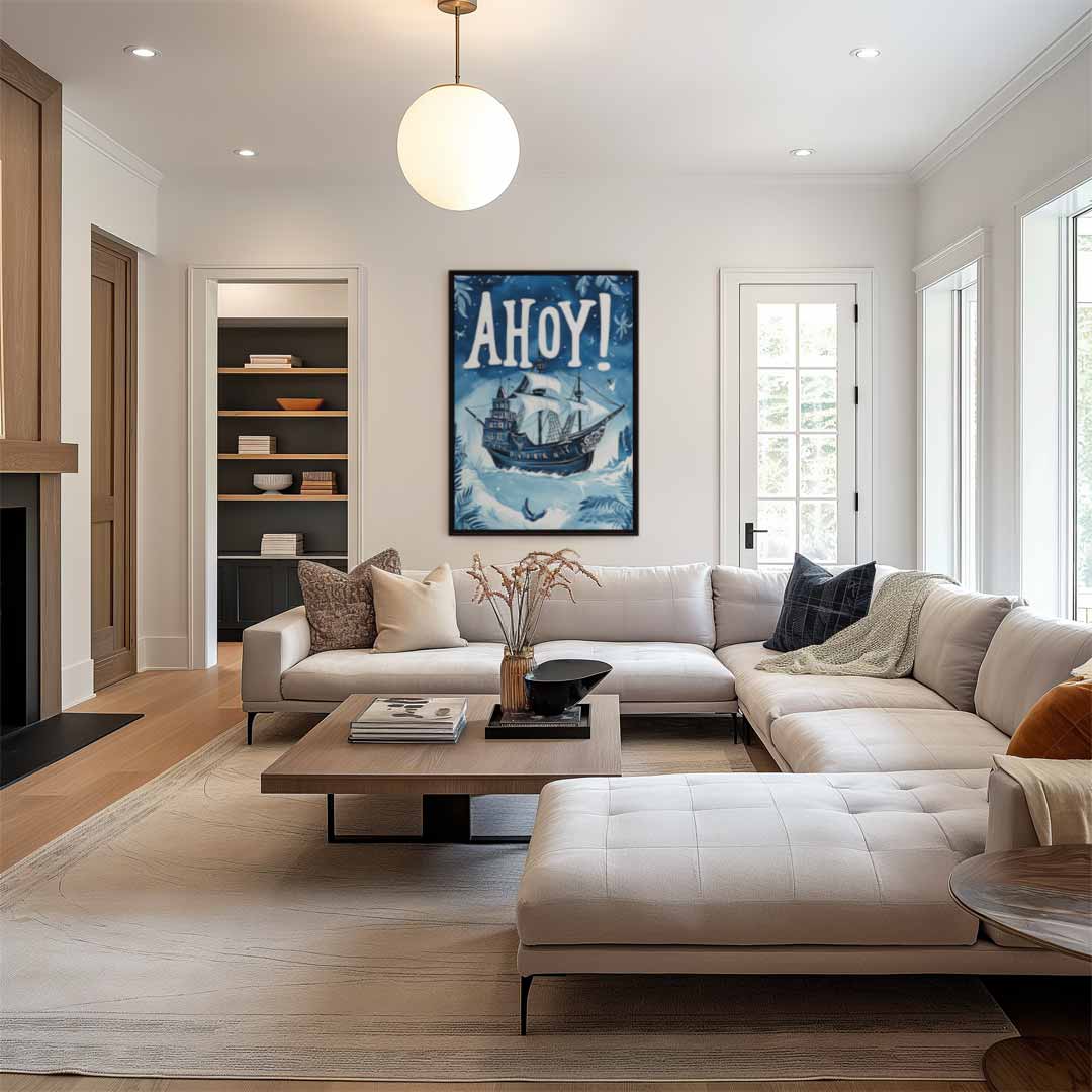 Ahoy Zeilavontuur Kunstwerk-canvas-dibond-plexiglas-wanddecoratie-WallArtistic