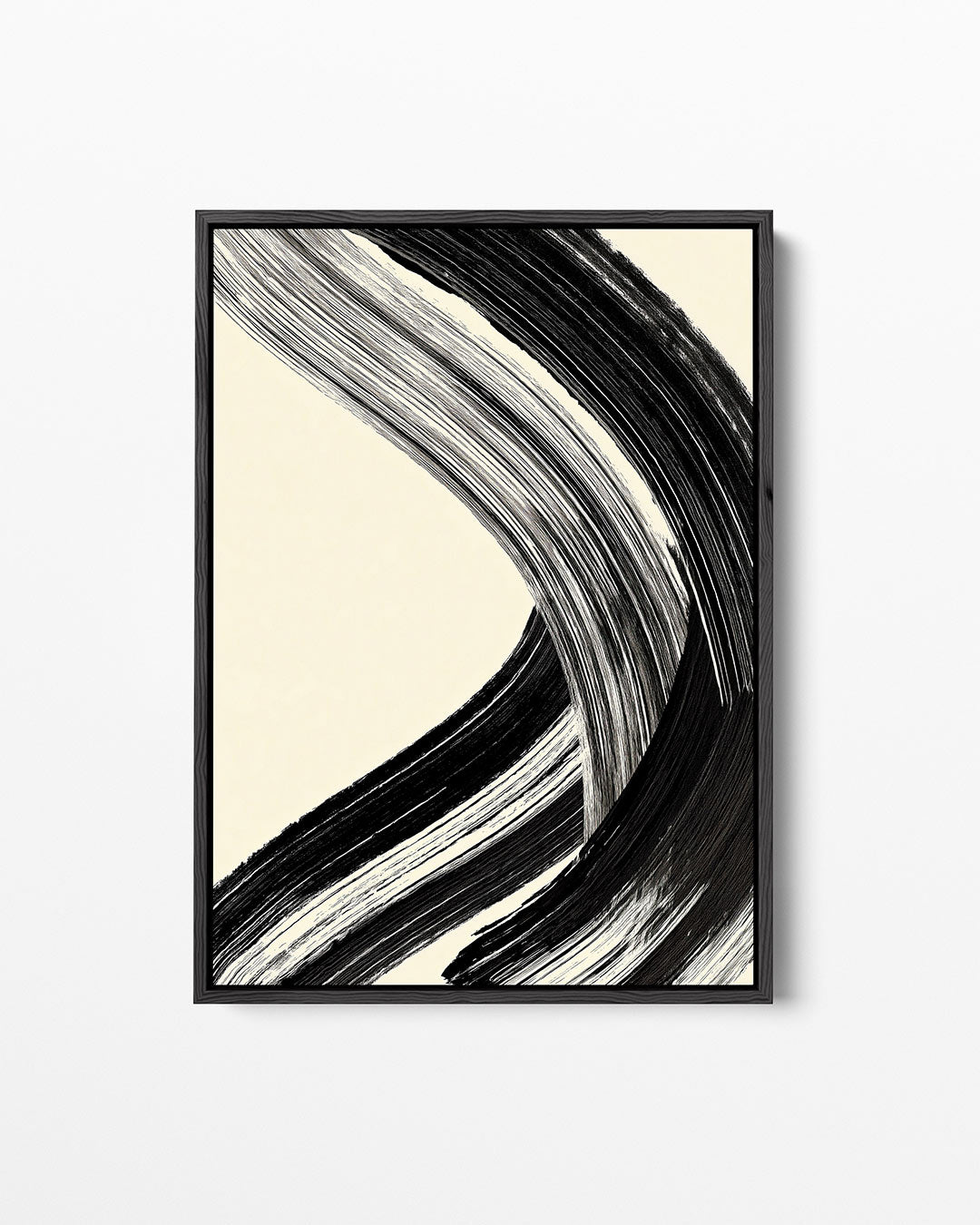 Dynamische borstelslag Kunstwerk