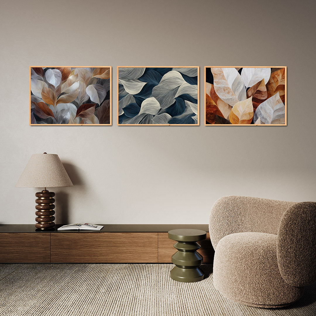 Bladpatroon harmonie Posterset