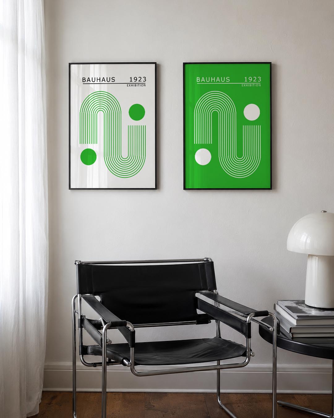 Lijnen en cirkelspel Posterset