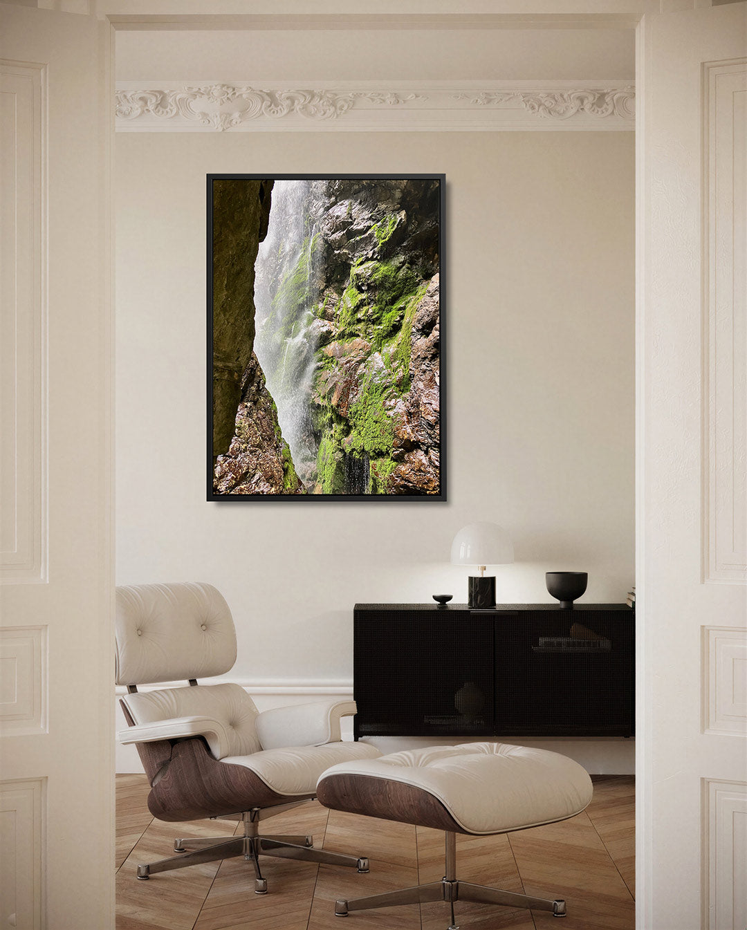 Natuurlijke waterval Kunstwerk