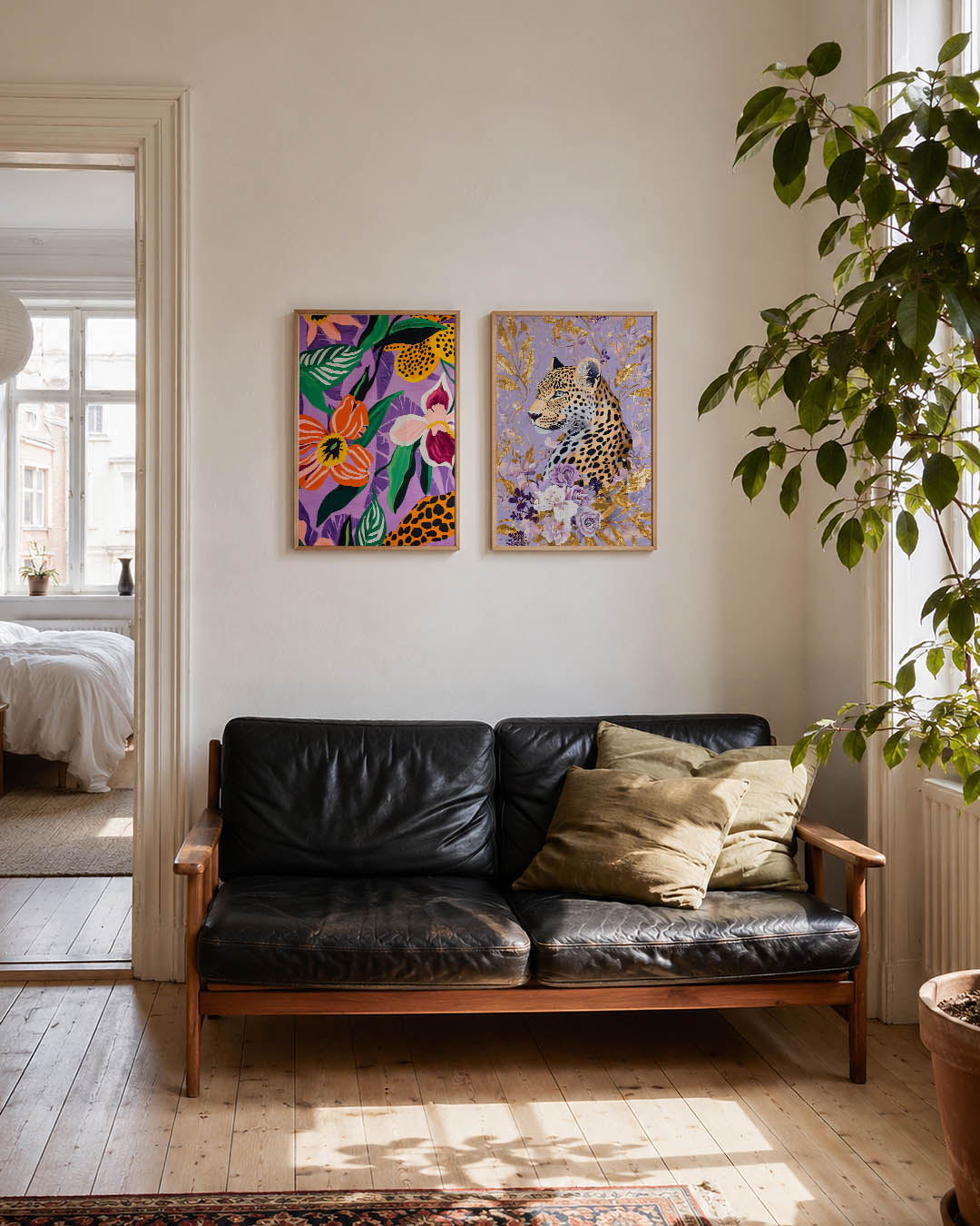 Bloemrijke kleurenpracht Posterset