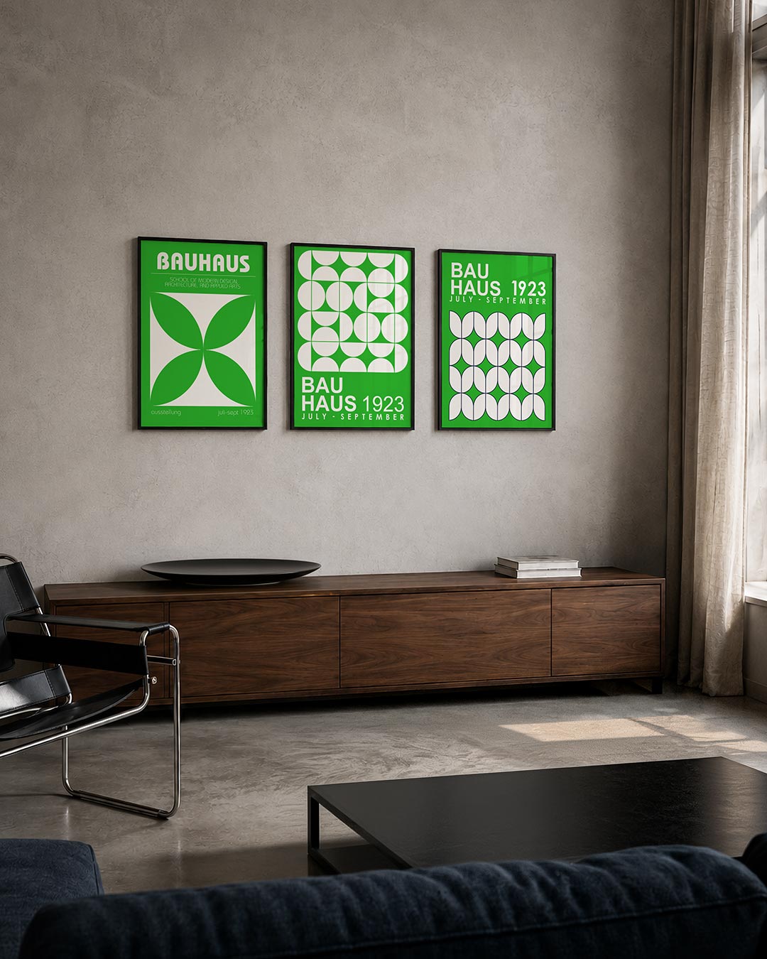 Groene symmetrie Posterset
