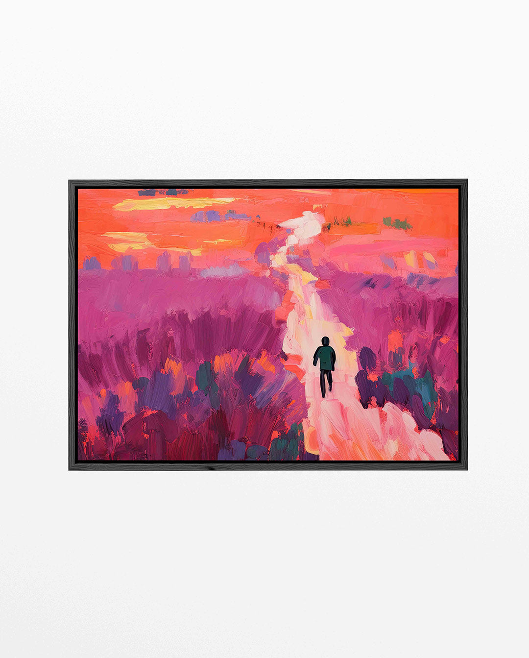 Kleurrijke wandeling Kunstwerk