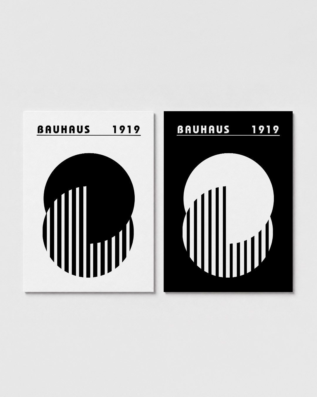 Cirkel en strepen Posterset