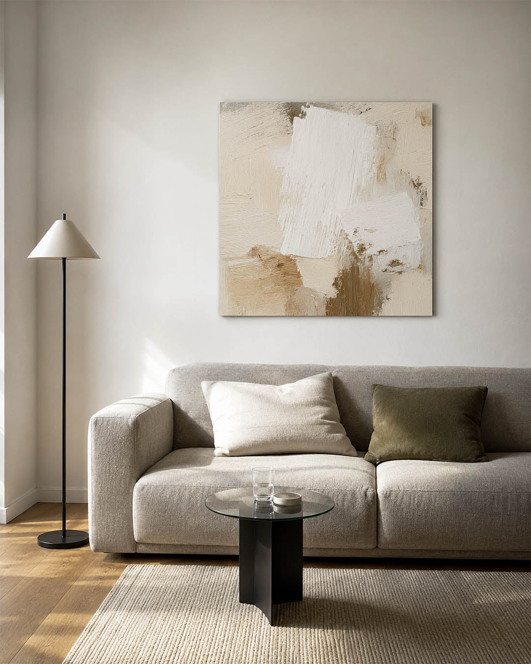 Neutrale vormen Kunstwerk