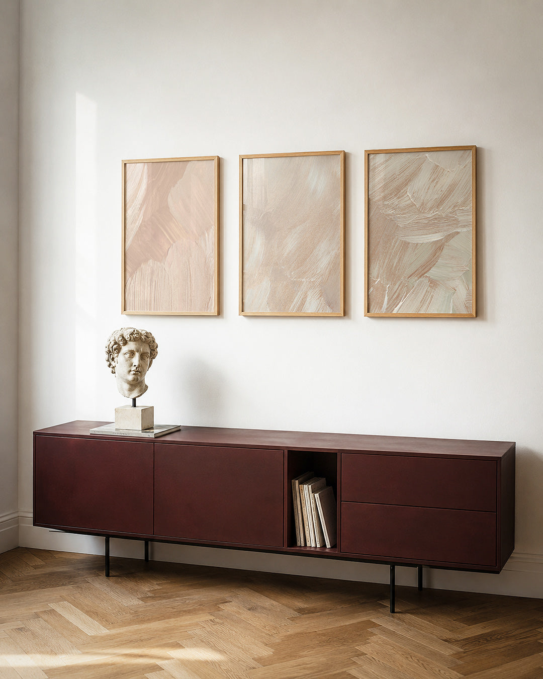 Zachte kleurvlakken Posterset