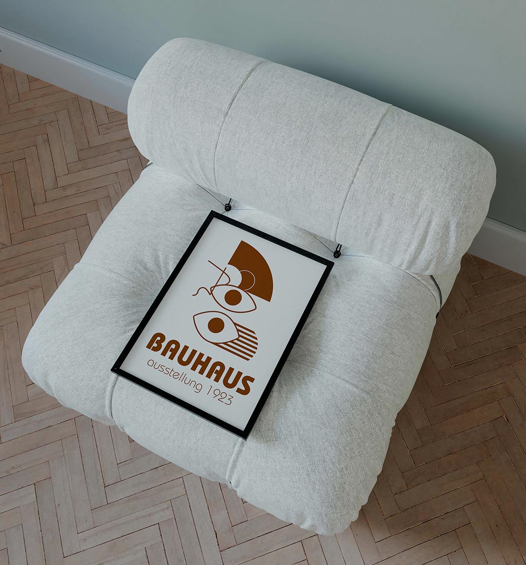 Oog en lijnen Poster
