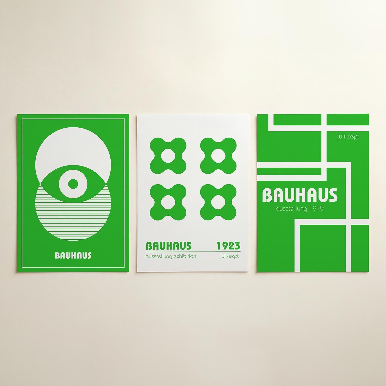 Cirkel en strepen Posterset