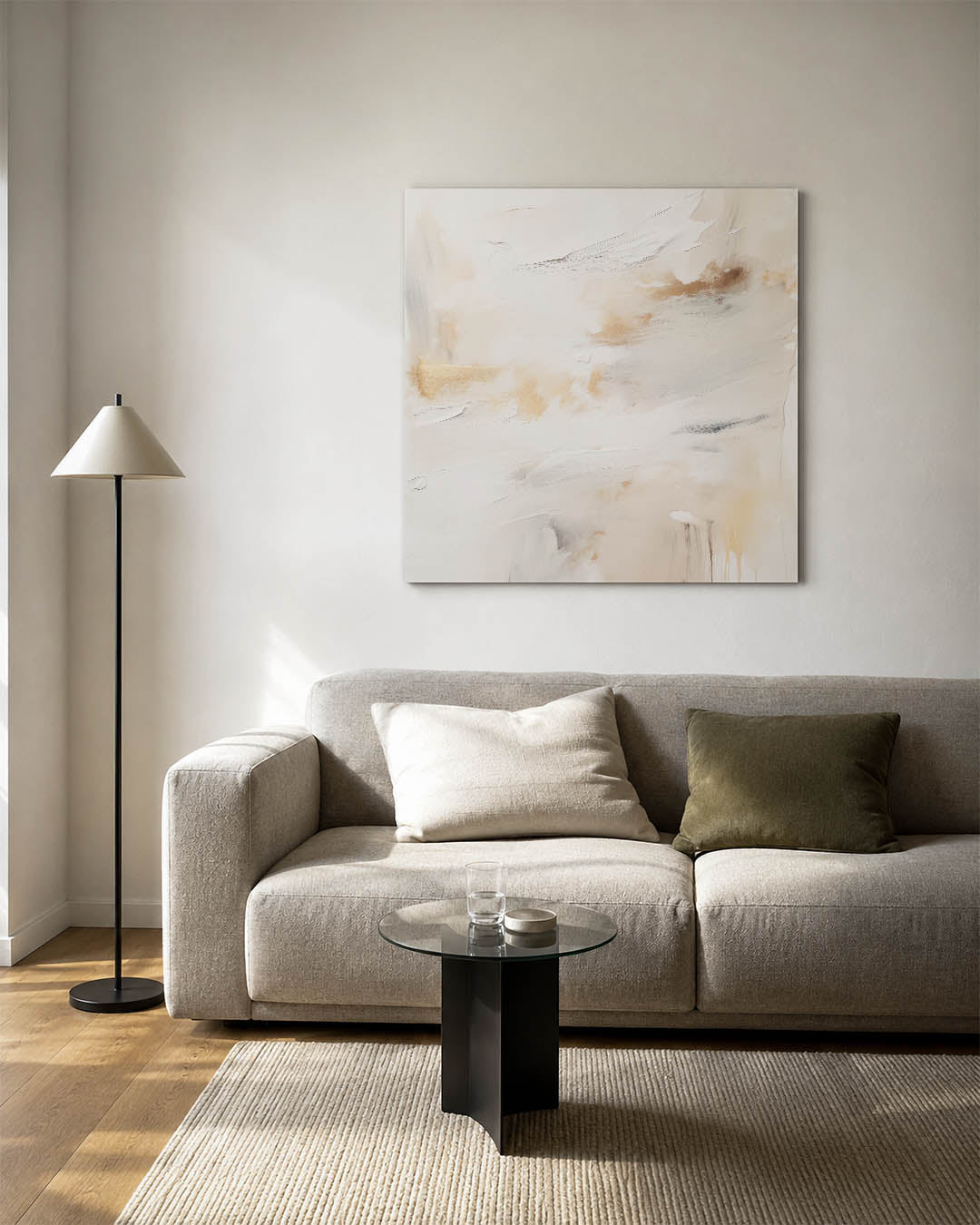 Zachte kleuren harmonie Kunstwerk