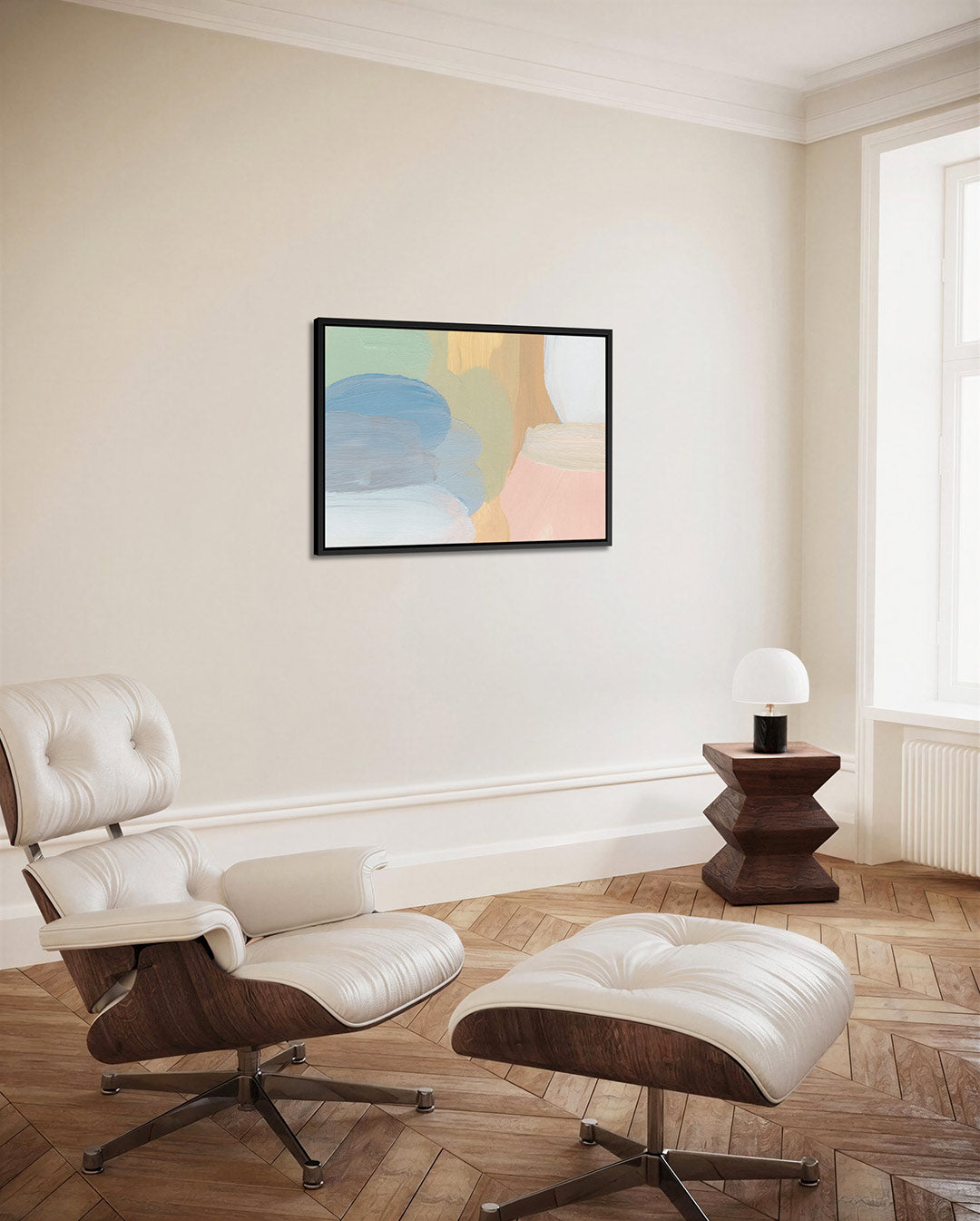 Kleurrijke vormen Kunstwerk