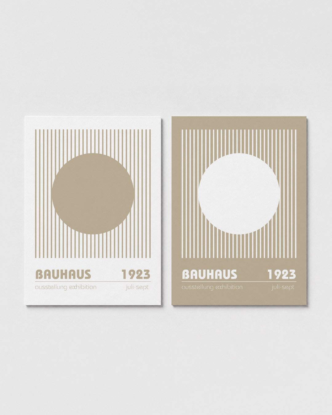 Cirkel en lijnen Posterset