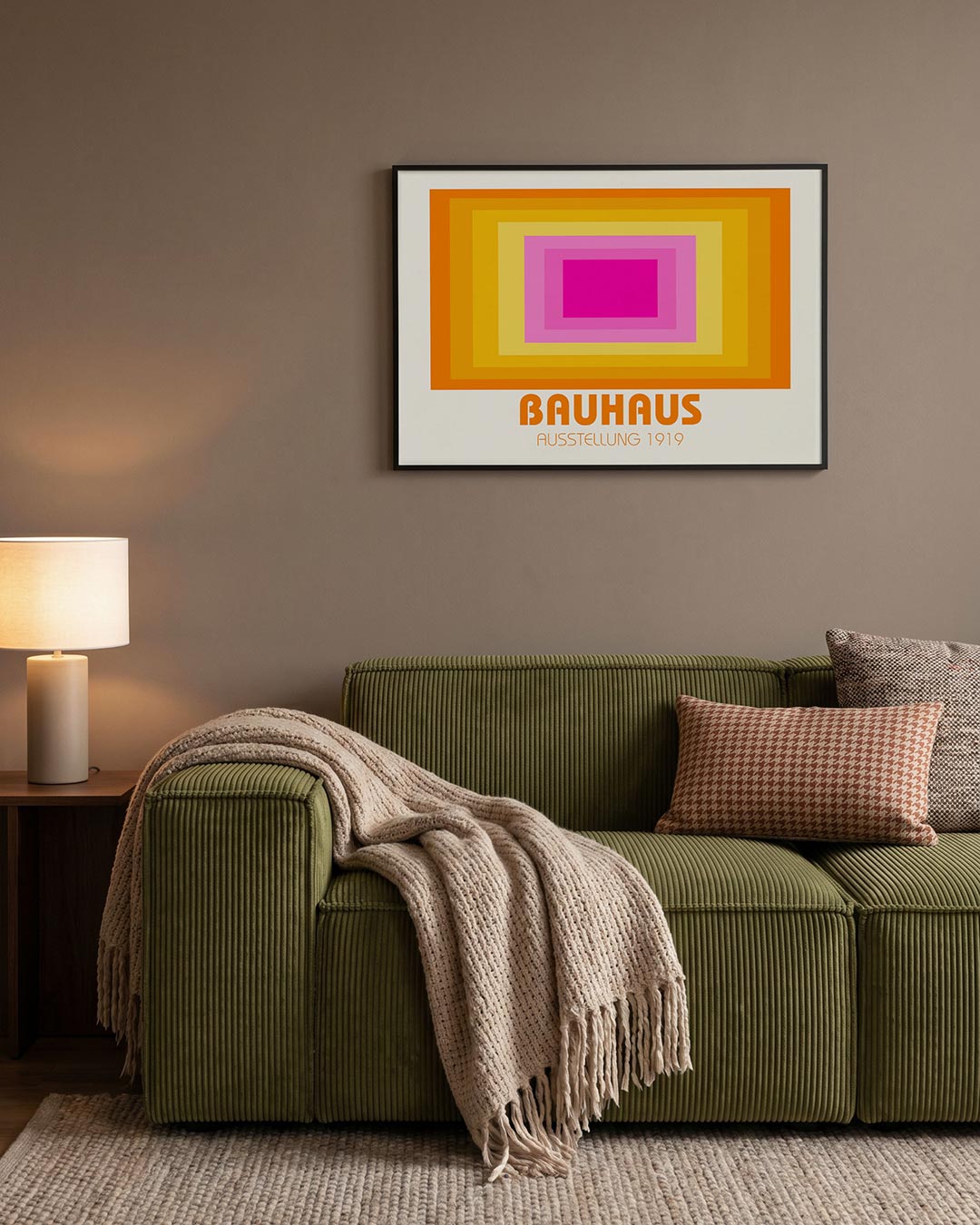 Kleurvlakken ritme Poster
