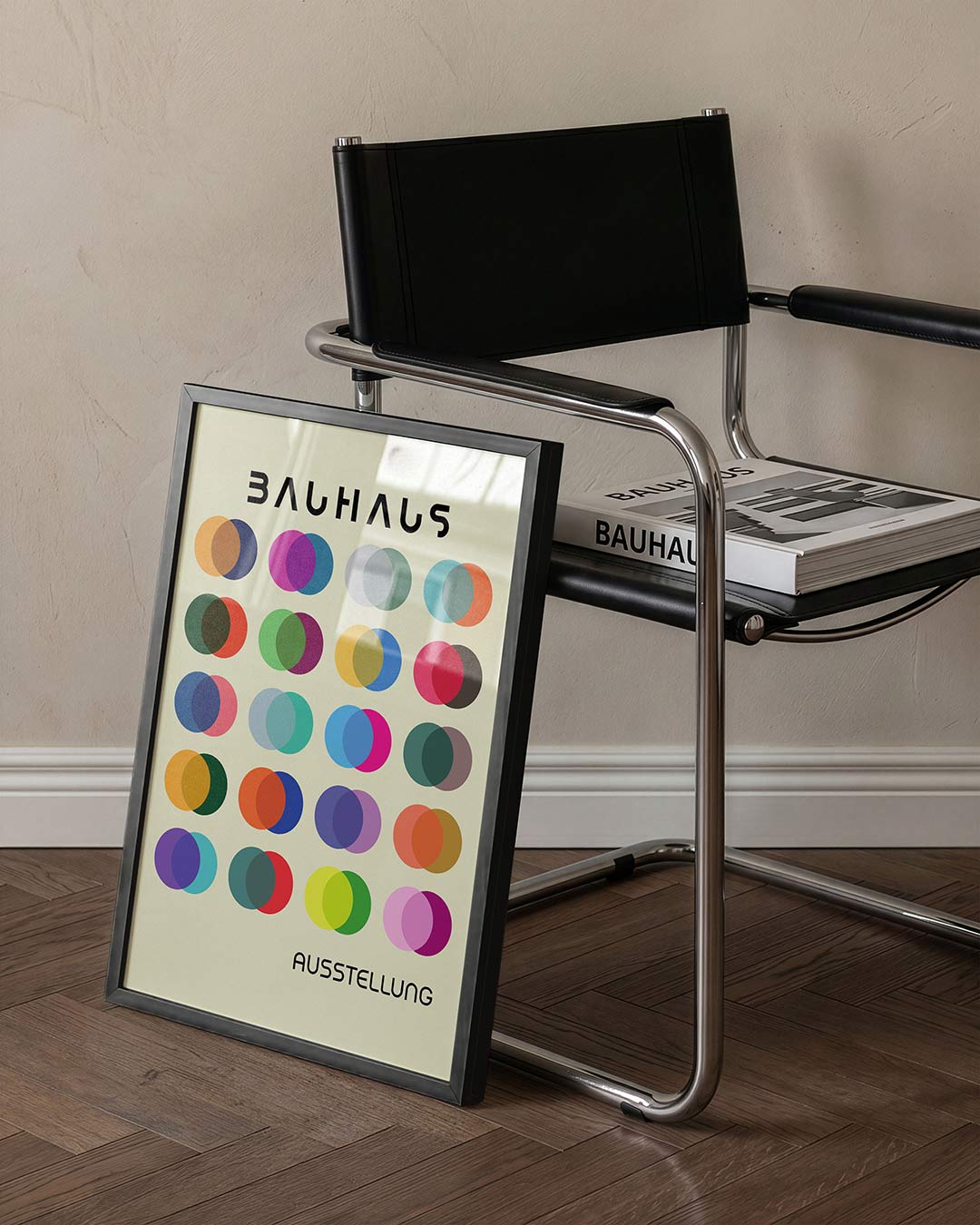 Cirkelpatroon en kleur Poster