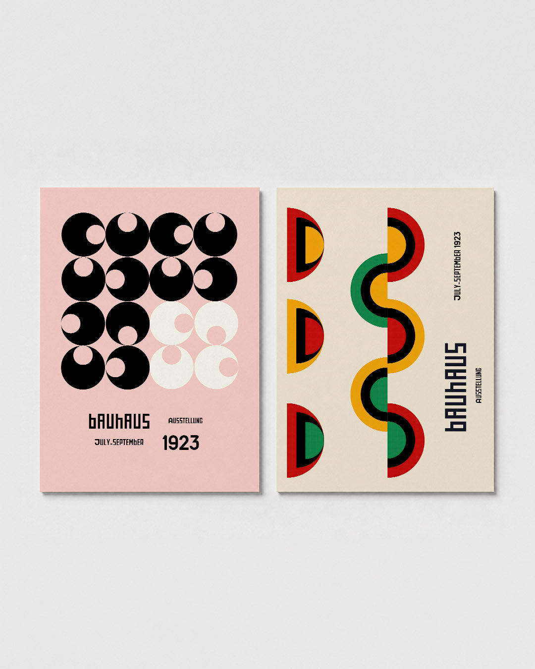 Cirkelritme en kleur Posterset