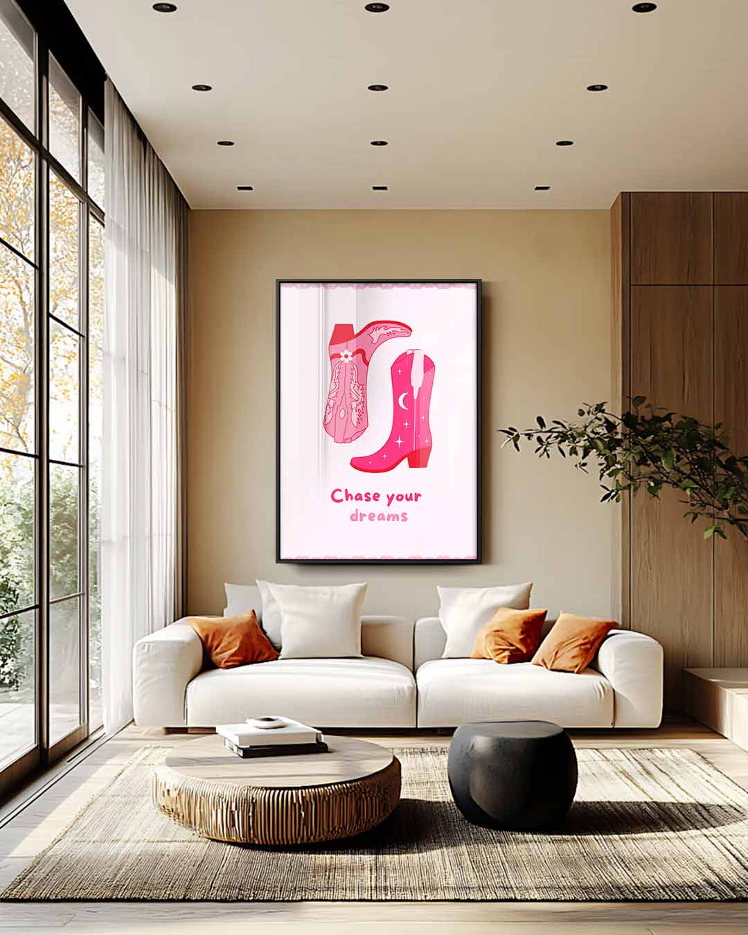 Cowboydromen Wanddecoratie Kunstwerk-canvas-dibond-plexiglas-wanddecoratie-WallArtistic