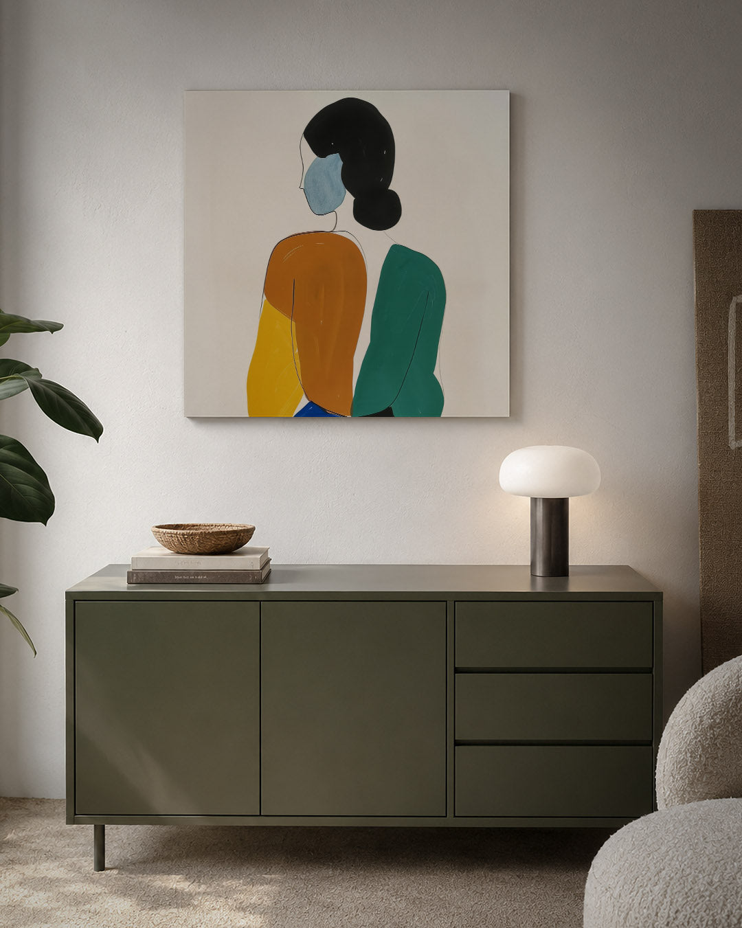 Gestileerde figuren Kunstwerk