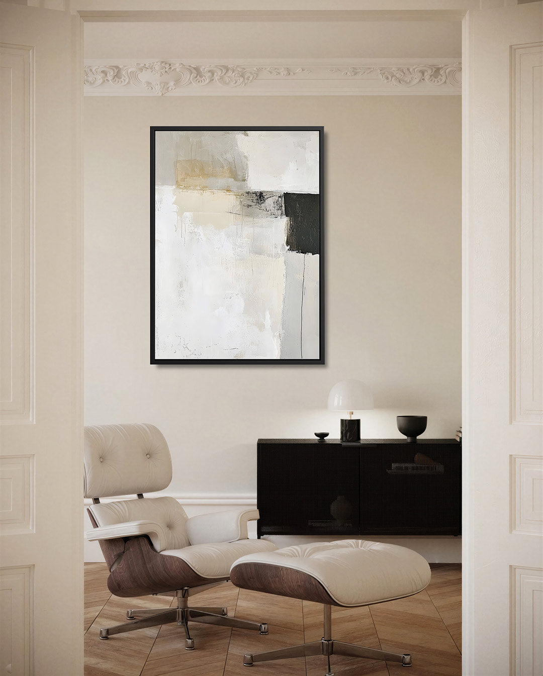 Neutrale compositie Kunstwerk