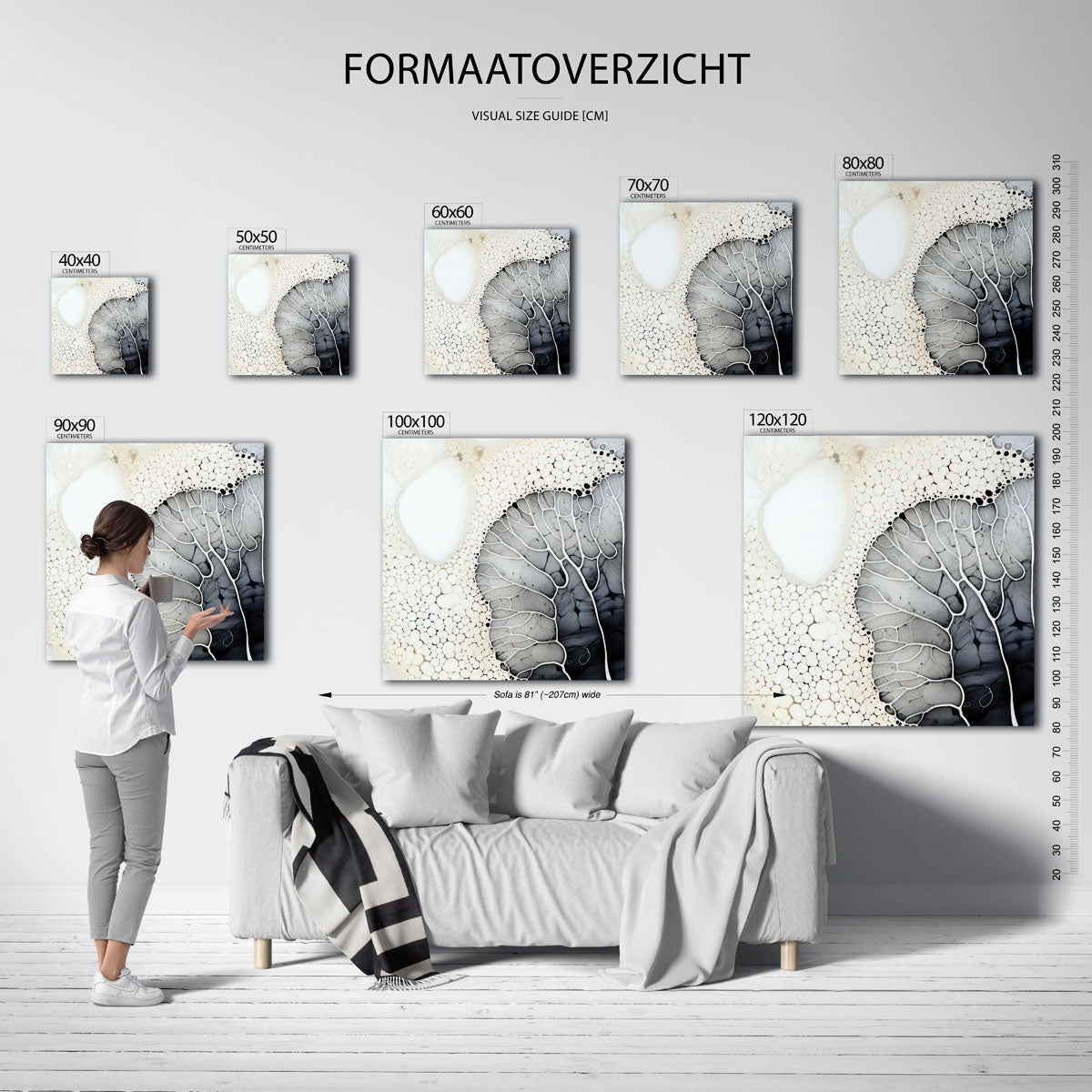 Organische vormen Poster