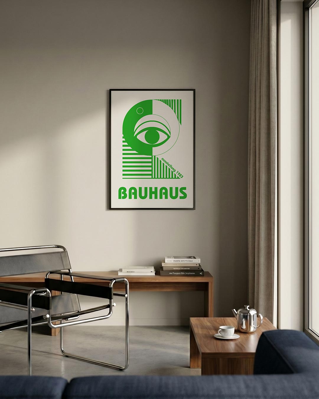 Oog en lijnen Poster