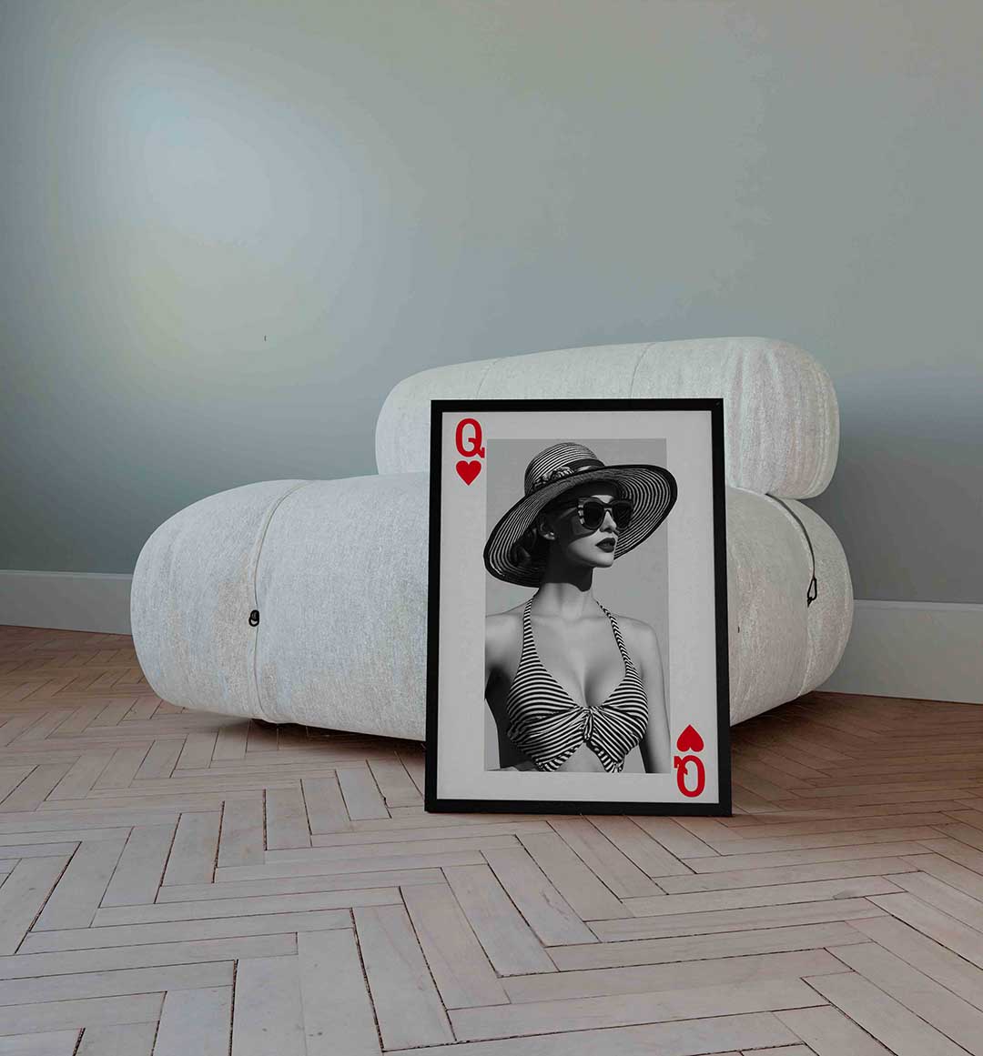 Vrouw met hoed Poster