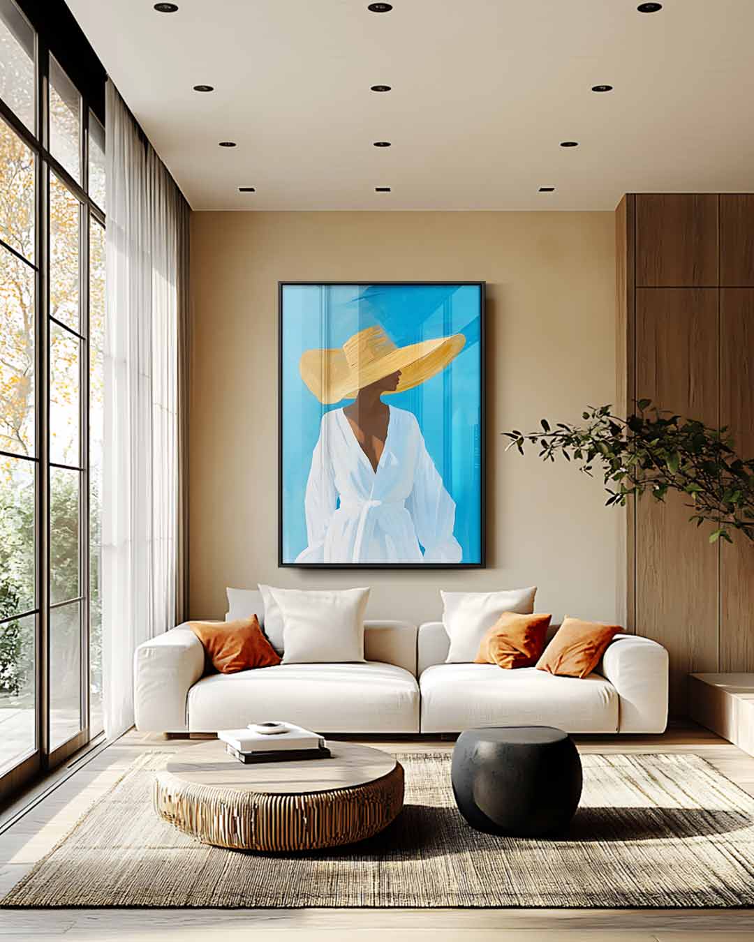 Zomer Elegantie Kunstwerk-canvas-dibond-plexiglas-wanddecoratie-WallArtistic