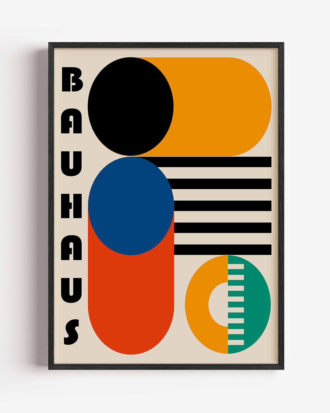 Vormen en kleurvlakken Poster