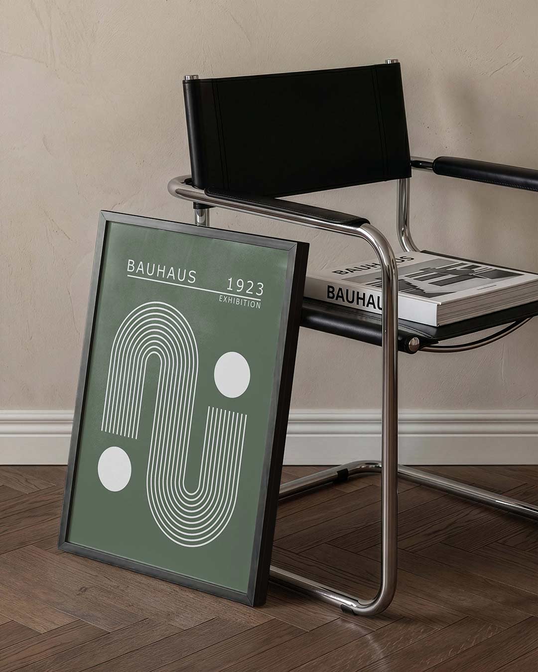 Lijnen en cirkelvormen Poster