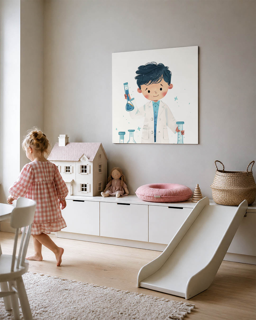 Speelse illustratie Kunstwerk