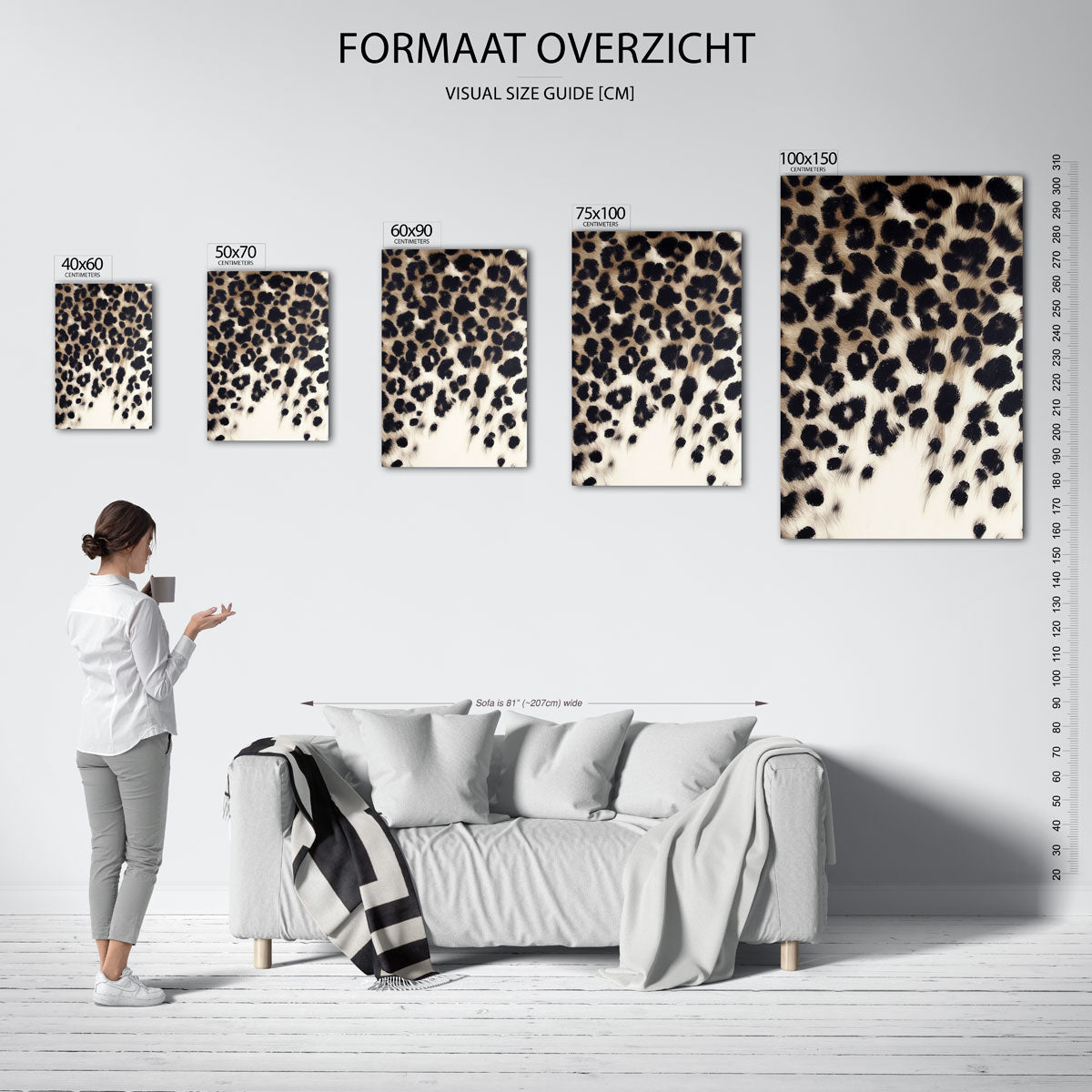 Dierlijke patronen Kunstwerk