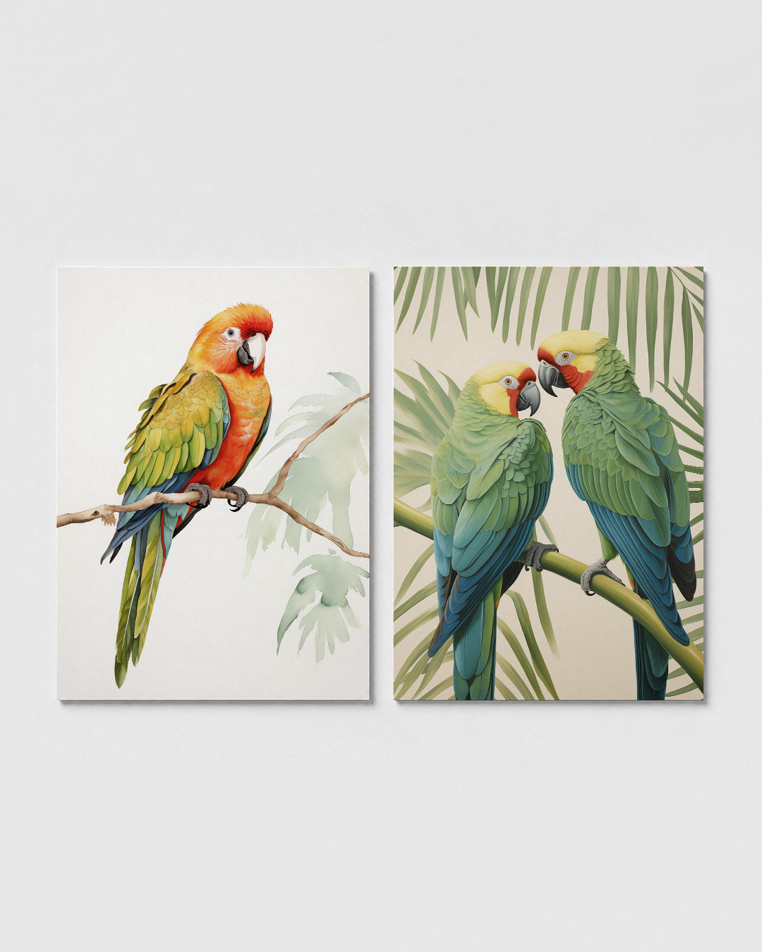 Vogel en tak Posterset
