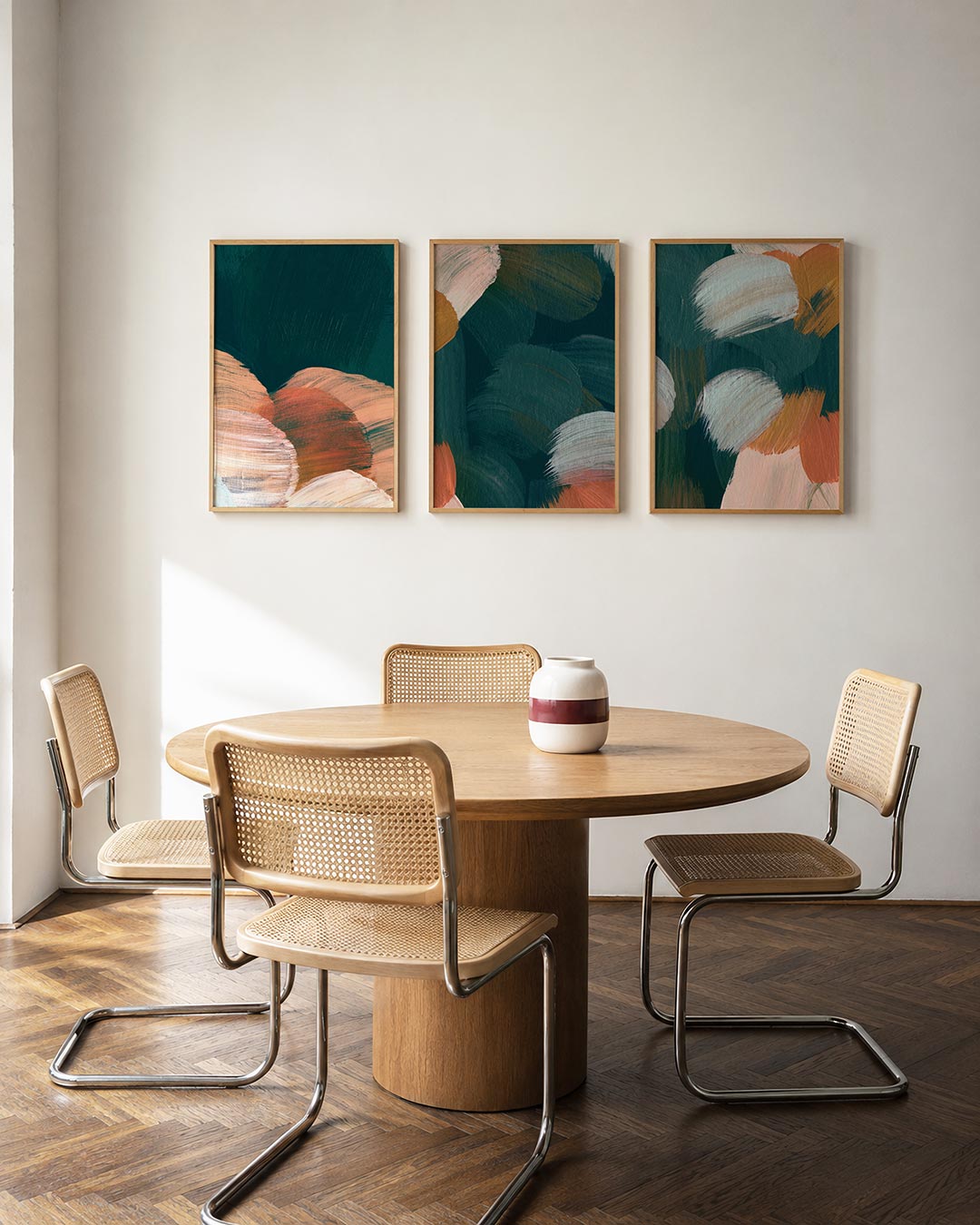 Kleurvlakken en lijnen Posterset