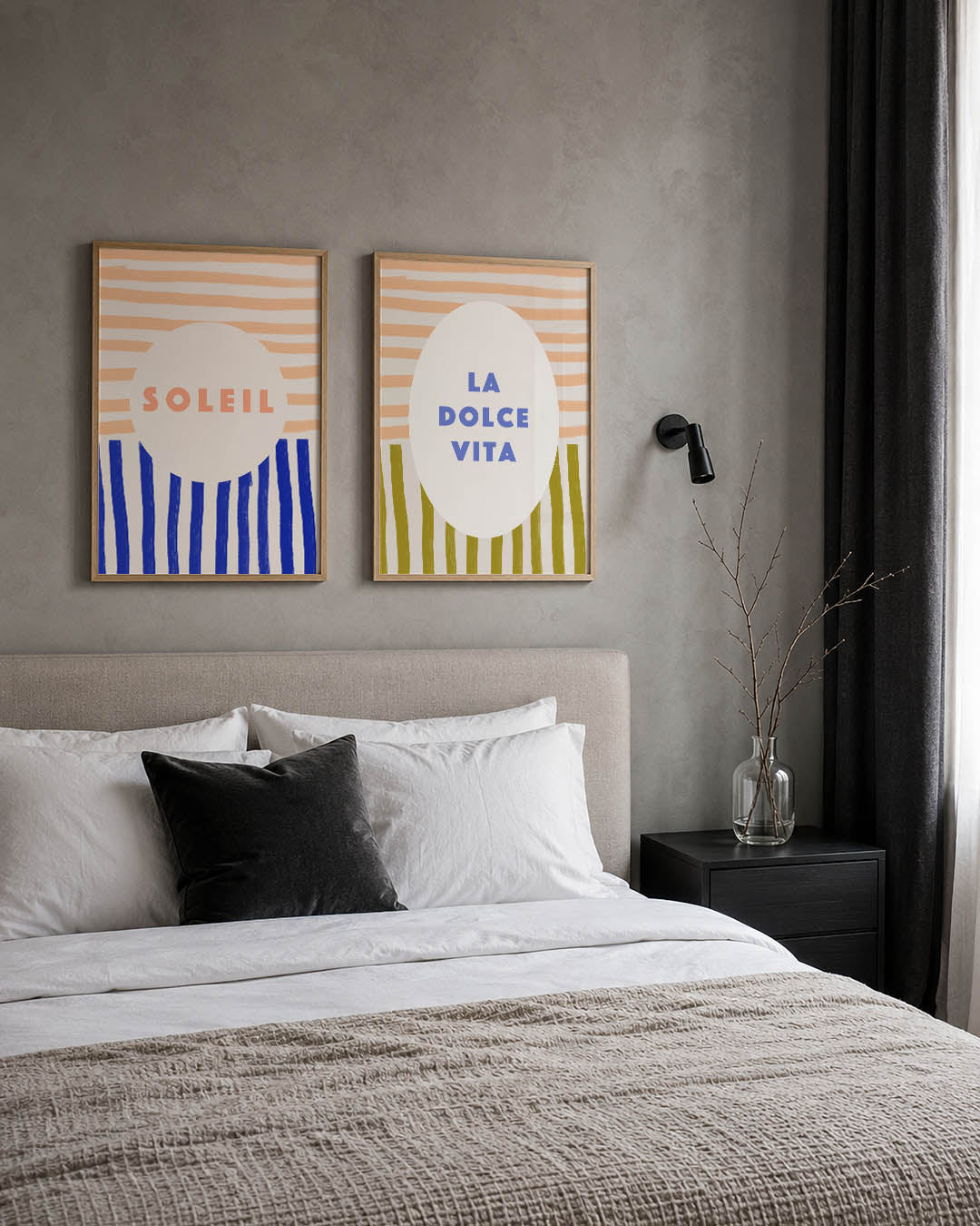 Zon en strepen Posterset