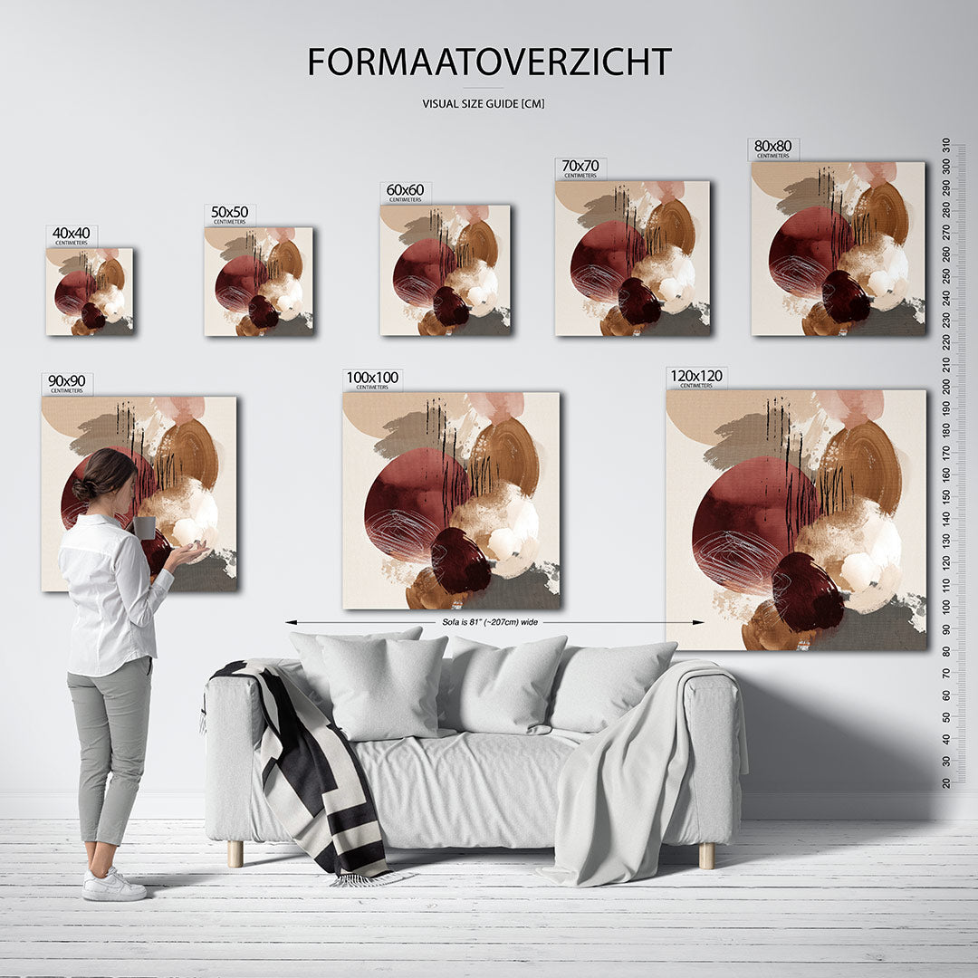 Organische vormen Kunstwerk