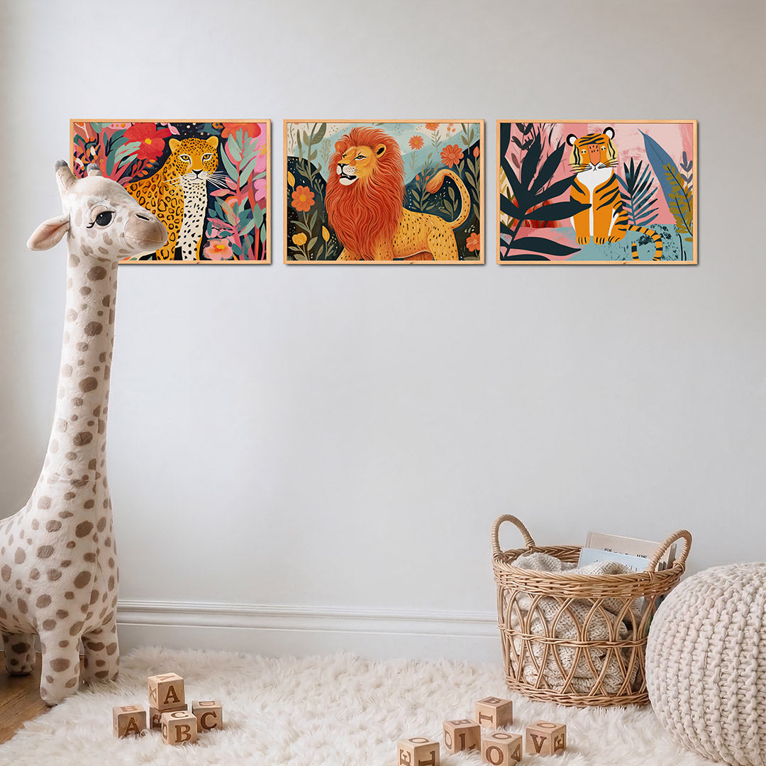 Vormen en kleuren Posterset