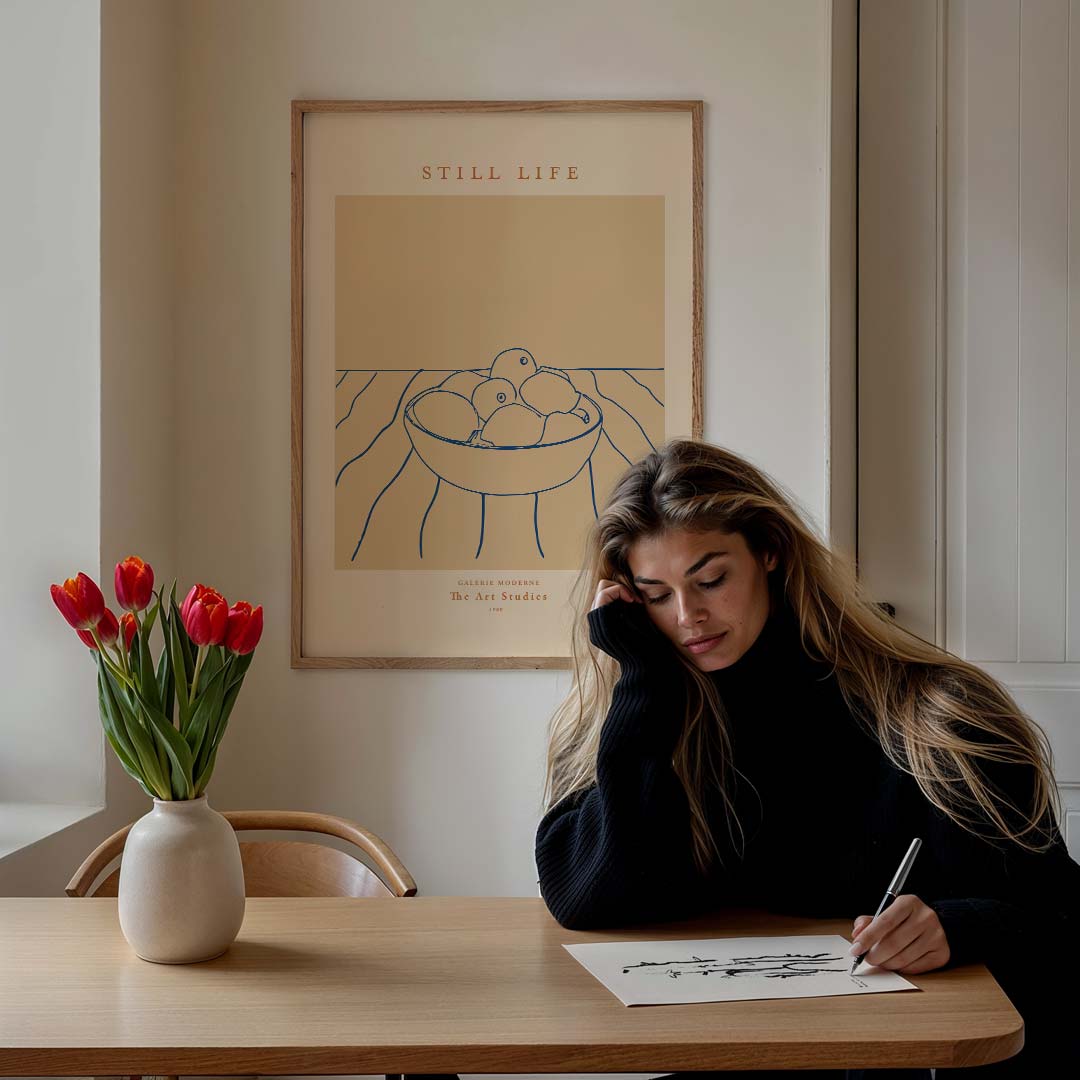 Moderne Stilleven Kunstposter-WallArtistic