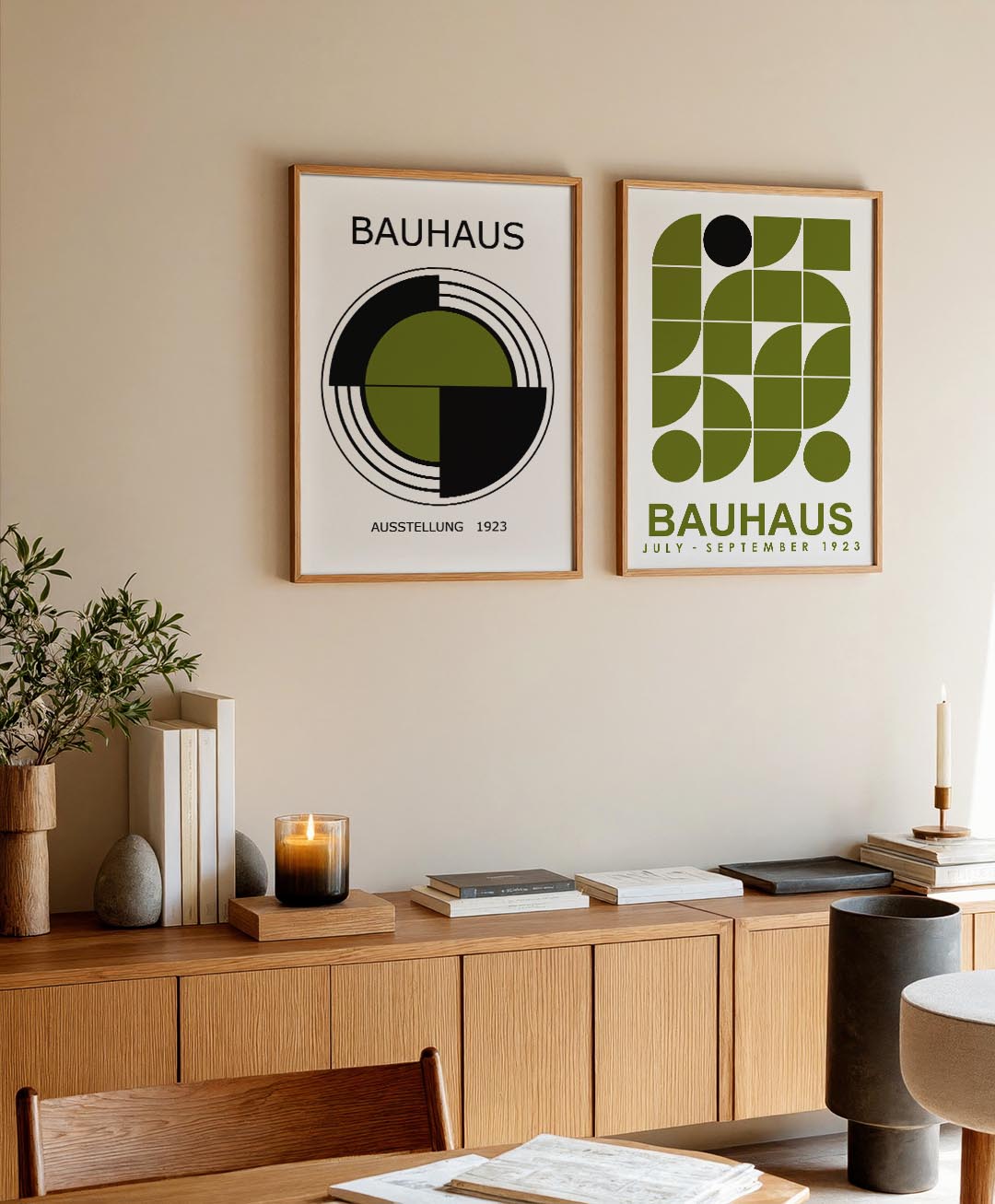 Cirkel en segmenten Posterset