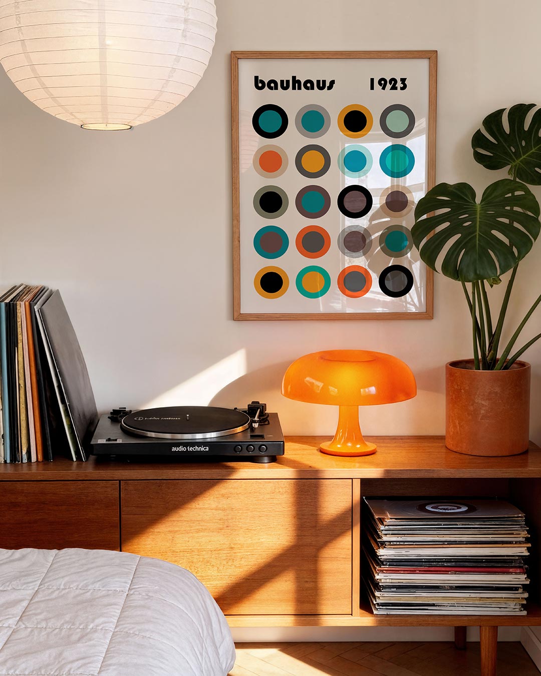Cirkelritme en kleur Poster