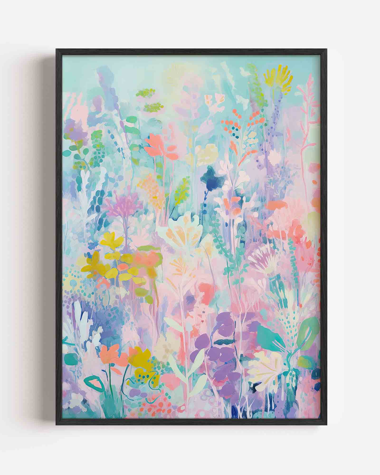 Bloemen en bladeren Poster