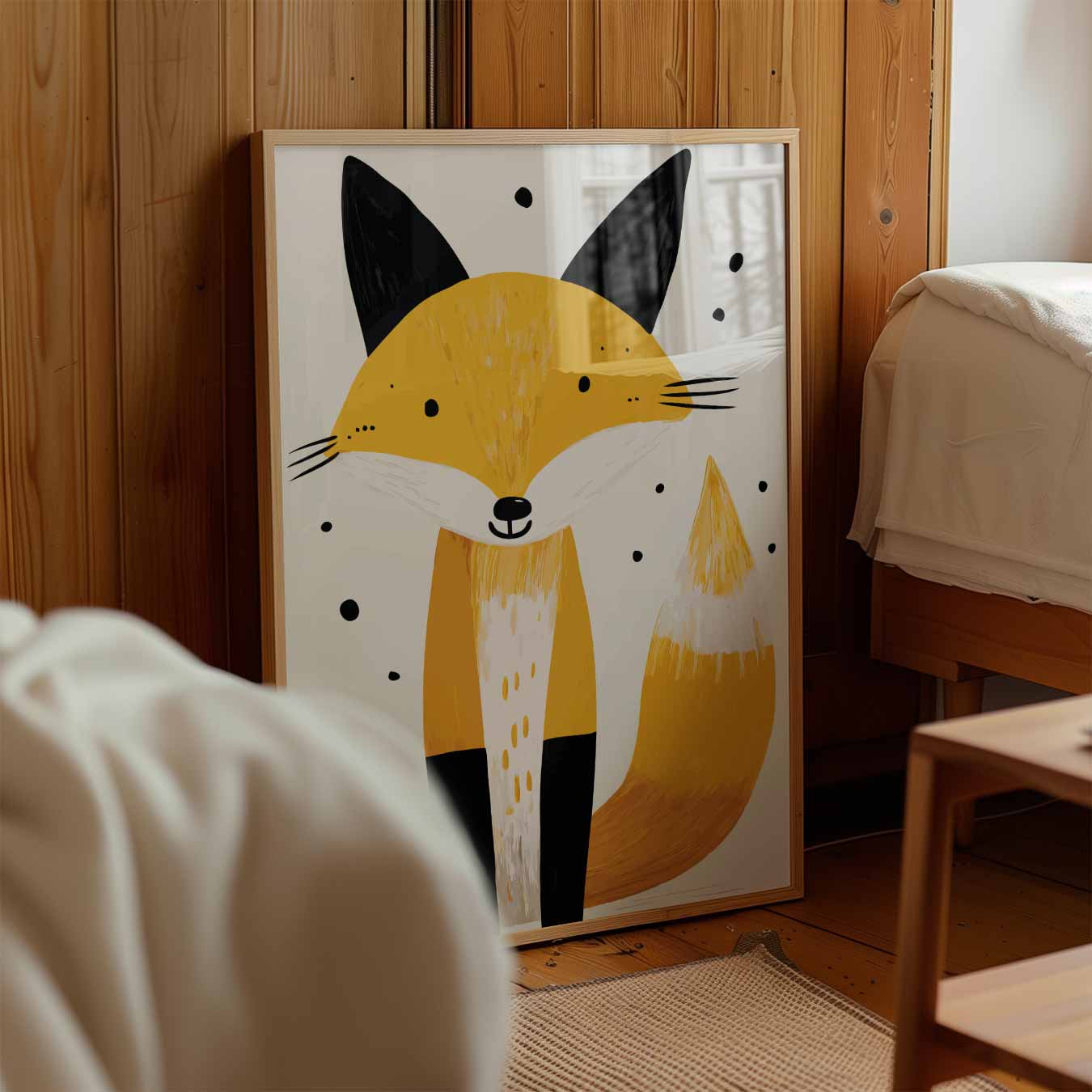 Vrolijke Vos Poster-WallArtistic
