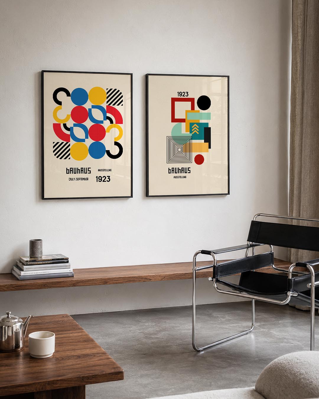 Vormen en kleurvlakken Posterset