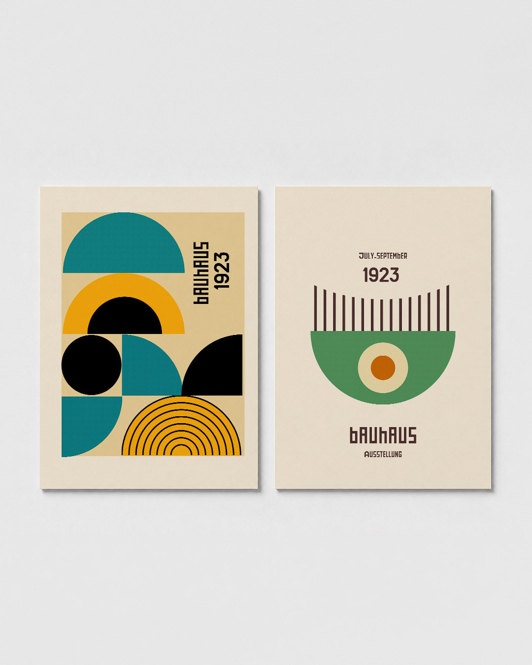 Vormen en vlakken Posterset