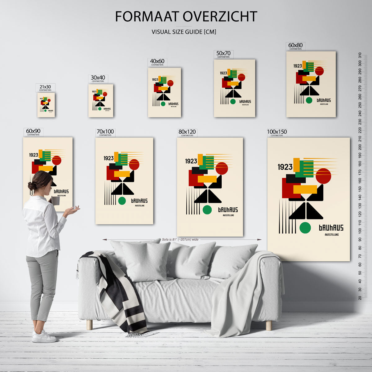 Vorm en kleur Poster