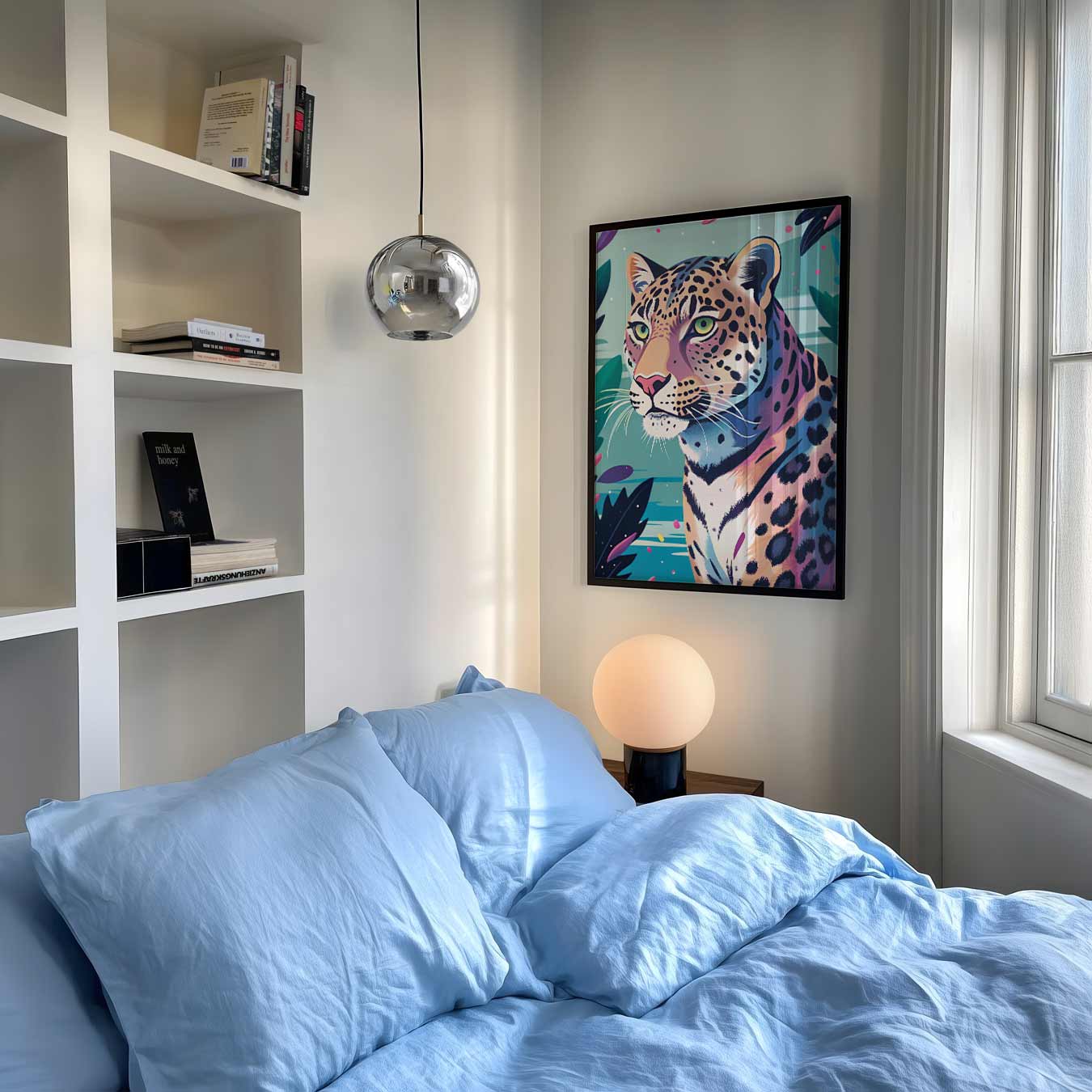 Elegante Luipaard Jungle Poster-WallArtistic