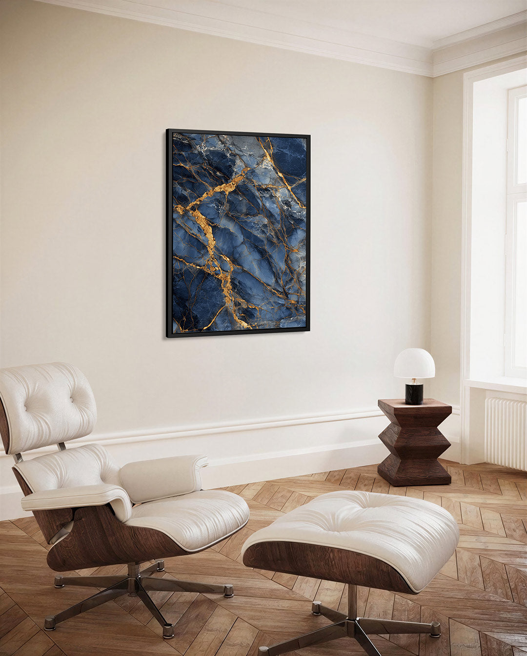 Dynamische marmerstructuur Kunstwerk