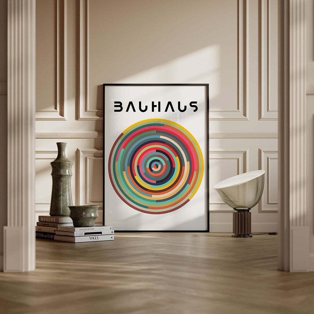 Cirkelvormen en kleur Poster
