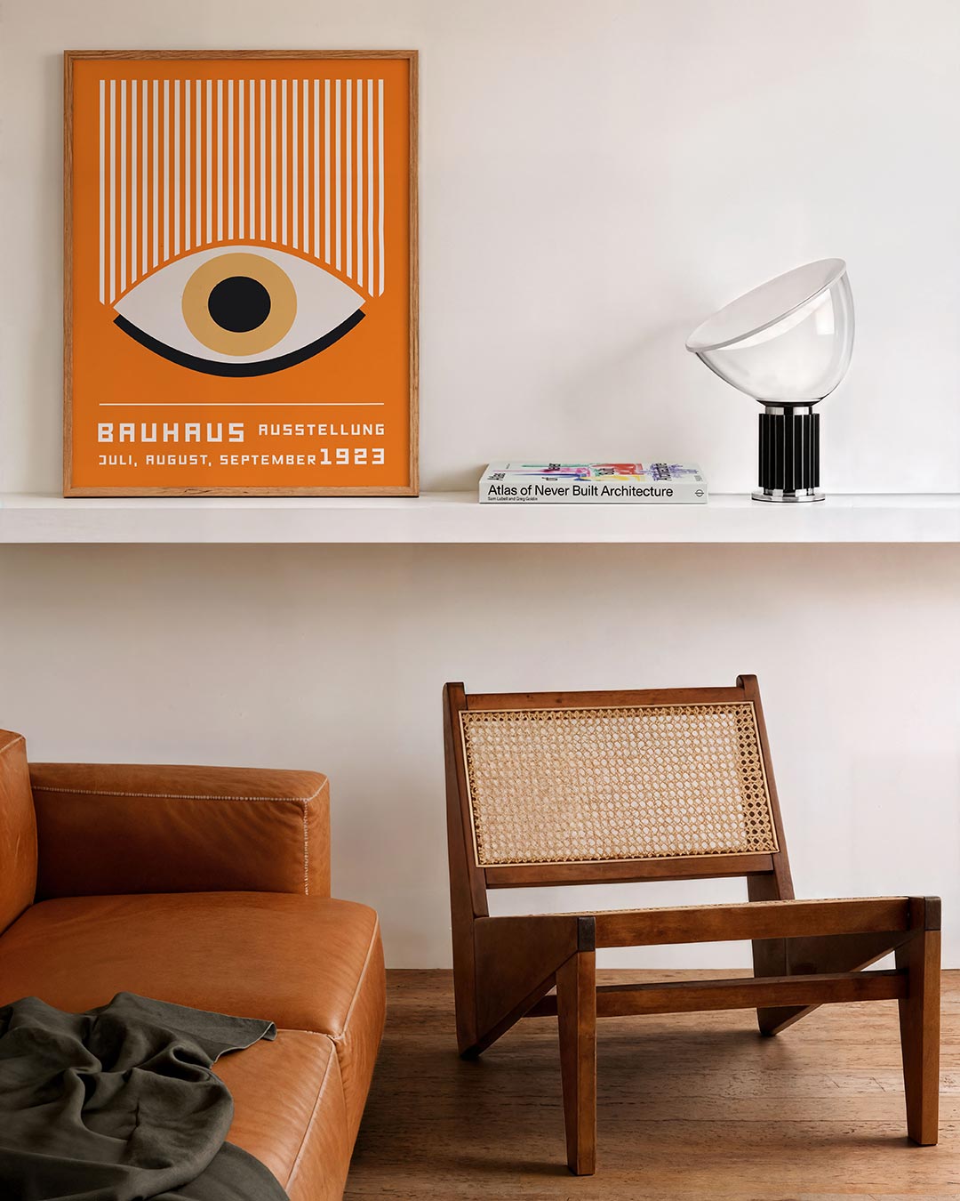 Lijnen en oog Poster