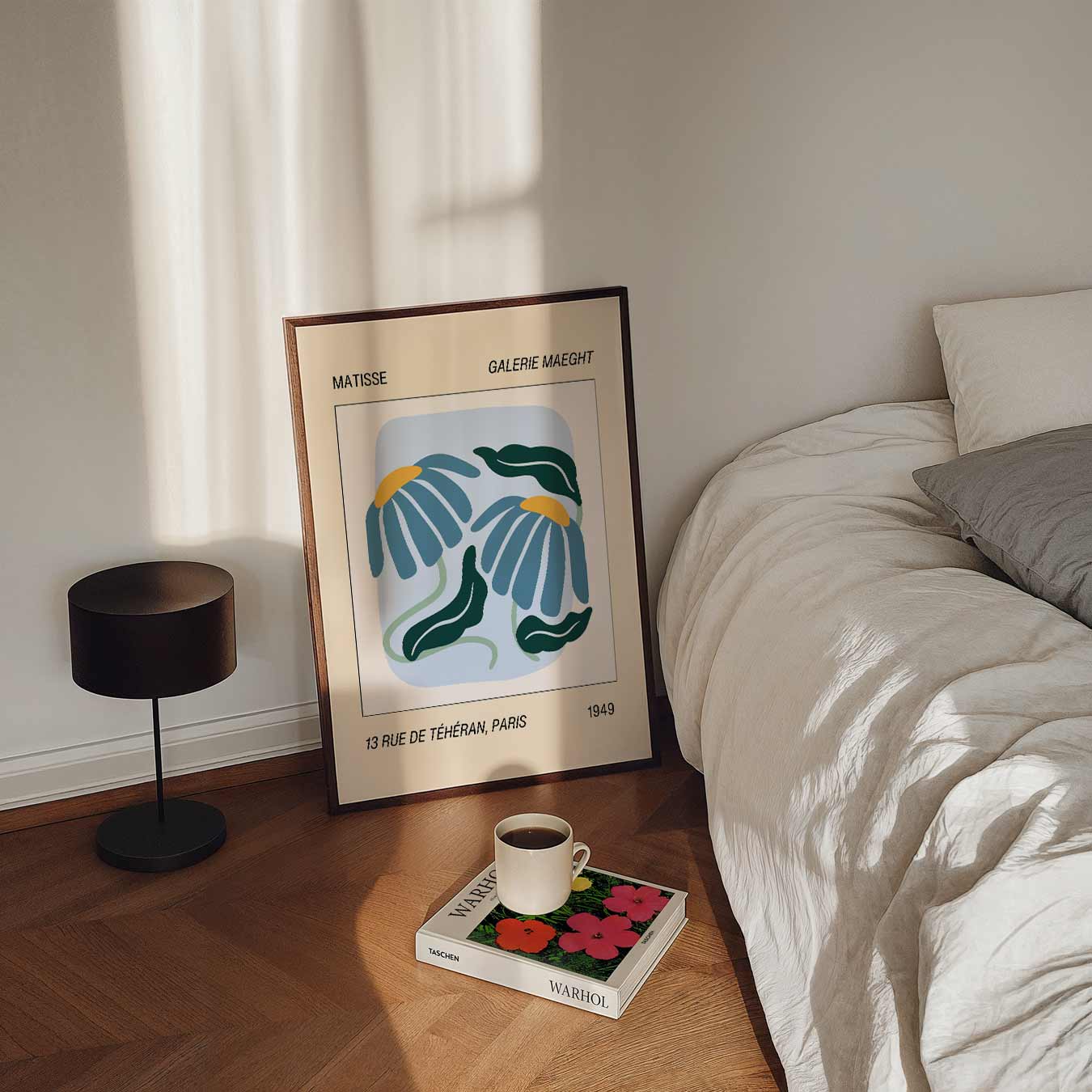 Bloemenpracht in Paris Poster-WallArtistic